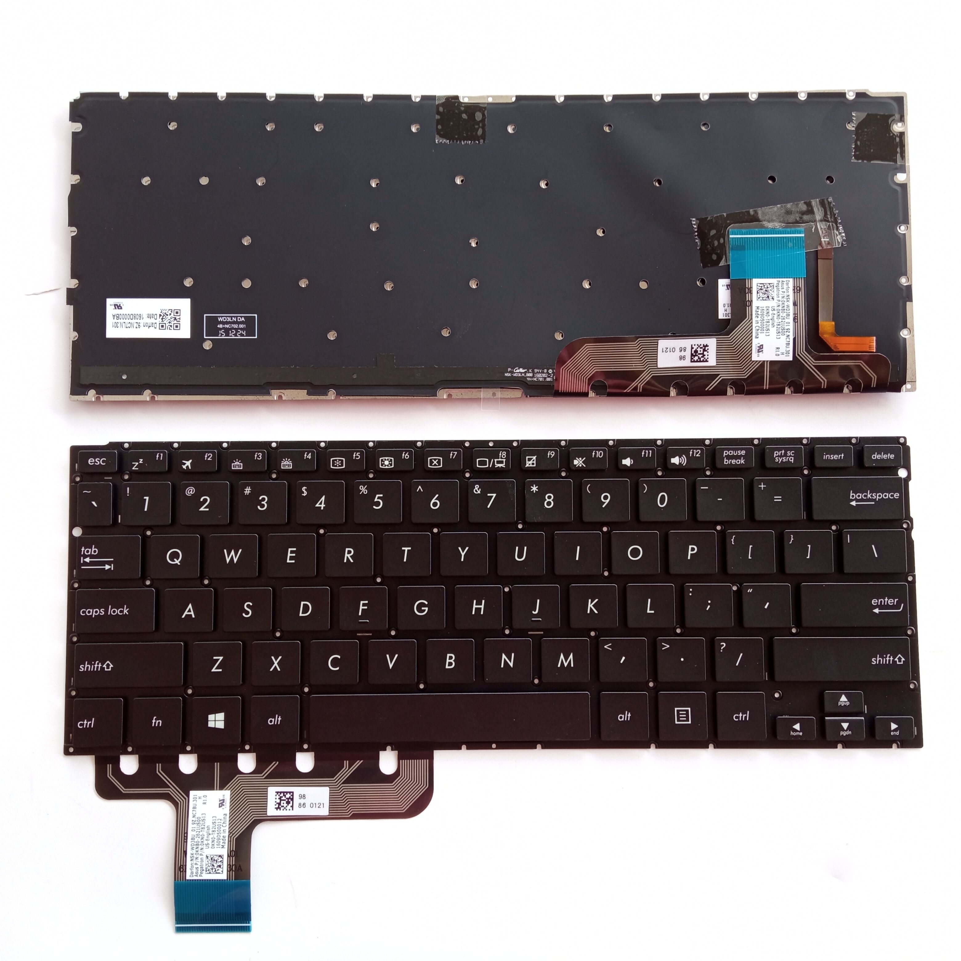 Picture of New Replacement Laptop Keyboard For ASUS T302 BLACK Backlit US Layout